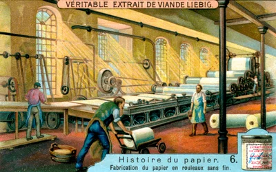 Historia papieru: 6, c1900