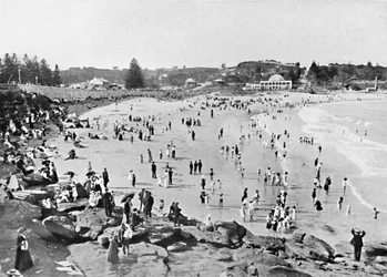 Czas wakacji, Coogee Bay, ok. 1900.