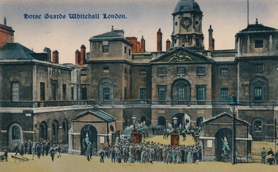 Gwardia konna Whitehall Londyn, ok. 1910.