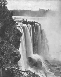 Wodospad Horseshoe, Niagara, Ameryka Północna, ok. 1900.