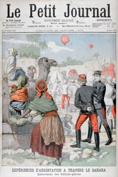 Balony na ogrzane powietrze przelatujące przez Saharę, 1903