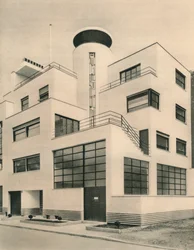 Dom M. M. Joela i Jana Martel, rzeźbiarzy, Rue Mallet-Stevens, Auteuil, c1927