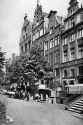 Domy przy Brodbankengasse, Gdańsk, ok. 1922 r.