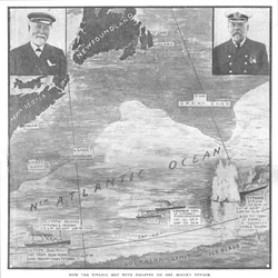 Jak Titanic spotkał się z katastrofą podczas swojego dziewiczego rejsu, 20 kwietnia 1912 r.