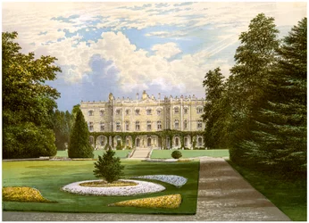 Hughenden Manor, hrabia Beaconsfield, c1880