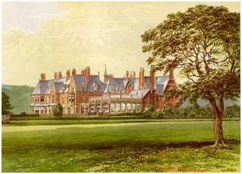 Hutton Hall, Yorkshire, dom rodziny Pease, ok. 1880