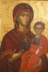 Ikona : Sta Mary Hodigitria (XVI w.), Berat, Albanie