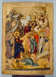 Ikona Wskrzeszenia Łazarza, XIV-XV w.