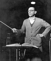 Igor Strawiński, kompozytor urodzony w Rosji, ok. 1920
