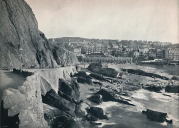 Ilfracombe - Widok ogólny, ukazujący paradę Capstone, 1895