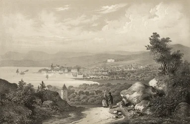 Ilustracja zaczerpnięta z książki Norway wyprodukowanej w Drawings by Asbjørnsen, P.Chr. i wydane przez Chr. Tønsberga (nr 1848)