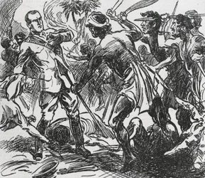 Ilustracja przedstawiająca Sextona Blake