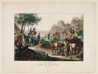 Jazda cesarsko-rosyjska w marszu, 1813
