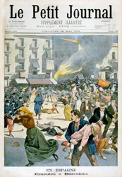 W Hiszpanii wybuchają zamieszki w Barcelonie, 1901