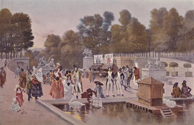 W ogrodzie Tuileries, 1896