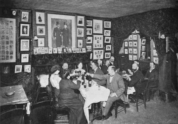 W Artistes Club, Londyn, c1901 1901
