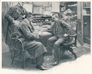 W biurze Zastępcy Konsula Generalnego w Konsulacie Amerykańskim w Londynie, c1903 1903