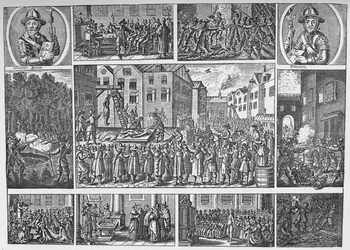 Wydarzenia podczas powstania Vennera i egzekucja przywódców rebeliantów, 1661 1903