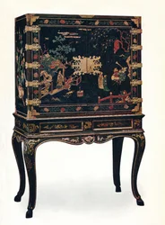 Nacinana Lakierowana Gabinet, c1680, 1910.