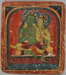 Karta inicjacji Tsakalis: Vajrapani, początek XV wieku.