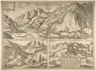 Innsbruck z cyklu Miasta świata, tom. V, płyta 59, 1590
