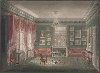 Widok wnętrza, ok. godz. 1805-1810.