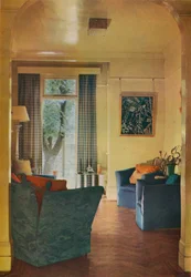 Wnętrze domu pani Ewart Sofios, 25 Bark Place, Bayswater, Londyn, 1932