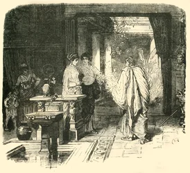 Wnętrze domu rzymskiego, 1890 r.