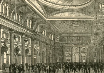 Wnętrze Giełdy Królewskiej, 1898.