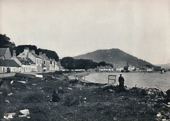 Inveraray - Miasto i wzgórze Duniquoich, 1895