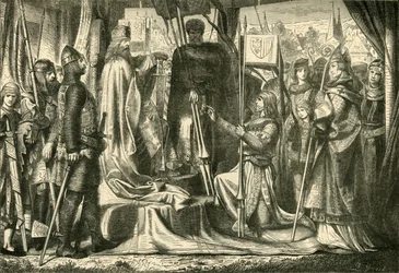 Inwestytura Henryka Jasomirgotta jako pierwszego księcia Austrii, 1156, 1890.