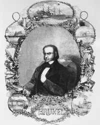 Isambard Kingdom Brunel, inżynier budownictwa, ok. 1850 r.