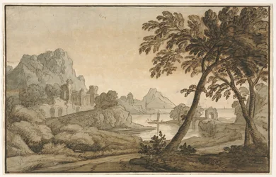 Włoski krajobraz, XVIII wiek.