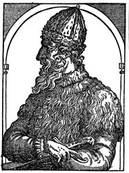 Iwan Groźny, car Rosji, ok. XVI w.