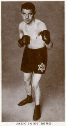Jack Kid Berg, angielski bokser, 1938