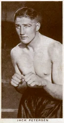 Jack Petersen, walijski bokser, 1938