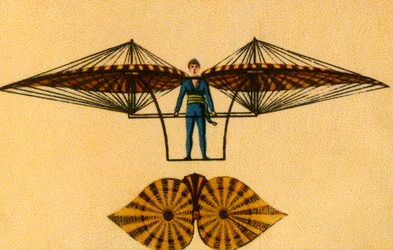 Maszyna latająca Jacoba Degensa, 1808, 1932.