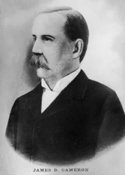 James D. Cameron, 1833-1918, lata 20.