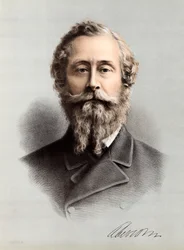 James Hamilton, 1. książę Abercorn 1811-1885, brytyjski dworzanin i mąż stanu, ok. 1880 r