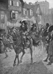 Jakub II wkraczający do Dublina po bitwie pod Boyne, 1690 1905