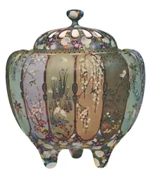 Kadzidło japońskie - wyroby Cloisonné, 1914.