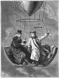 Jean Baptiste Biot i Joseph Louis Gay-Lussac, francuscy naukowcy, 1804 1870