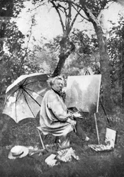 Jean Baptiste Camille Corot, francuski artysta, c1845-1875