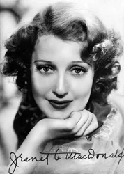 Jeanette MacDonald 1903-1965, amerykańska piosenkarka i aktorka, lata 30.-40