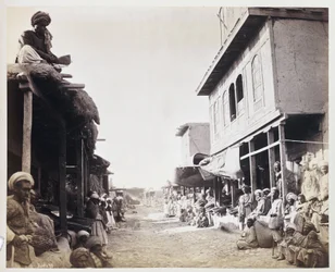 Jellallabad, główna ulica”, ok. 1878 r.
