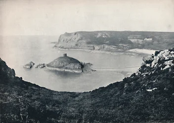 Jersey - Portelet Bay i Janvrin Island, 1895