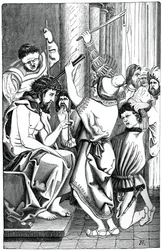 Jezus ukoronowany cierniem, 1870
