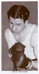 Jock McAvoy, brytyjski bokser, 1938