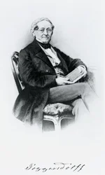 Johann Christian Poggendorf, niemiecki fizyk, połowa XIX wieku