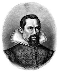 Johannes Kepler, niemiecki astronom, początek XVII wieku, ok. 1903